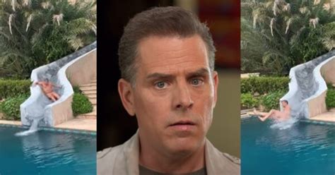 hunter biden waterslide|Video reportedly shows nude Hunter Biden saying。